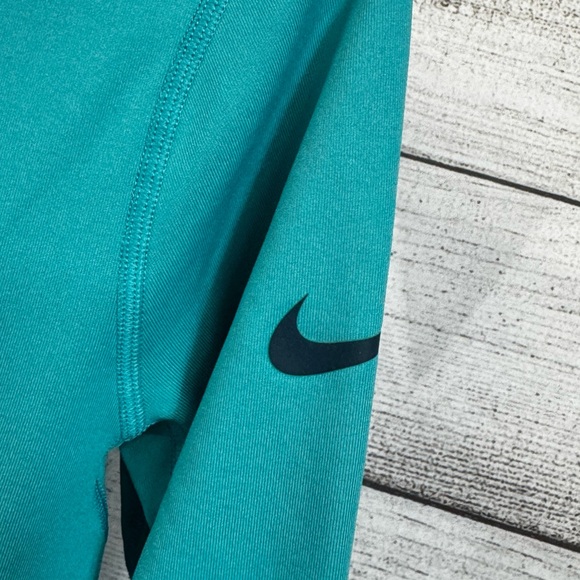 Nike Pro Teal Cowl Neck Pullover - Picture 2 of 5
